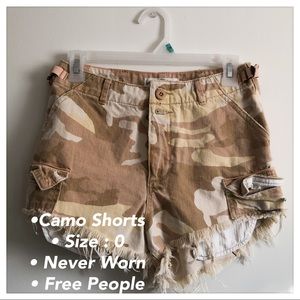 Camo Free People Shorts :)